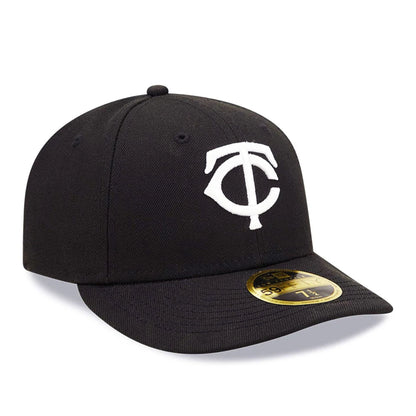 Pictured is this Minnesota Twins Black Low Profile 59FIFTY Fitted Cap 4