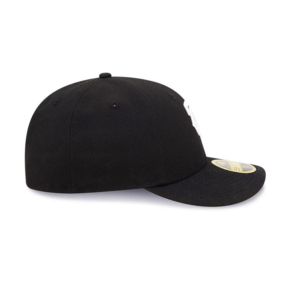 Pictured is this Minnesota Twins Black Low Profile 59FIFTY Fitted Cap 6