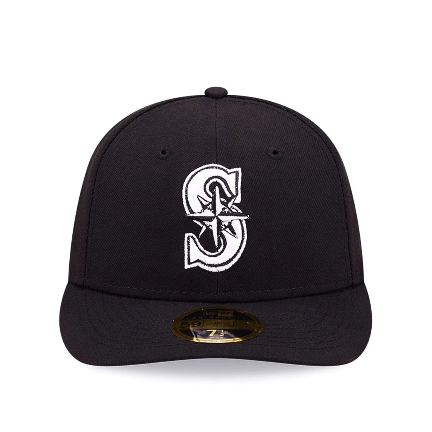 This is a Seattle Mariners Black Low Profile 59FIFTY Fitted Cap 3