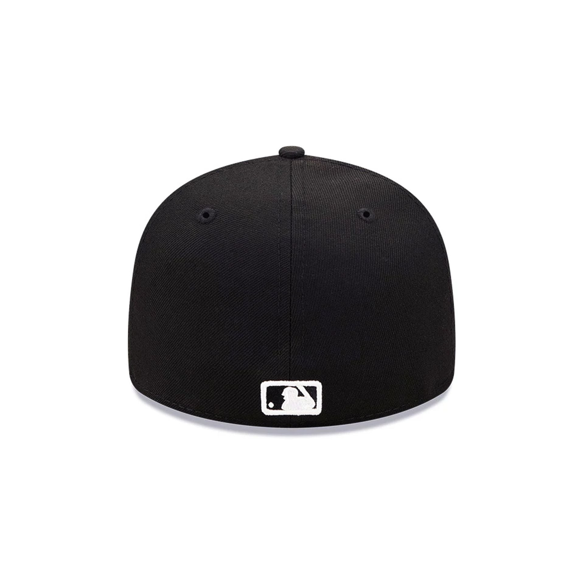 Pictured is this Athletics MLB Black  Low Profile 59FIFTY Fitted cap. 8