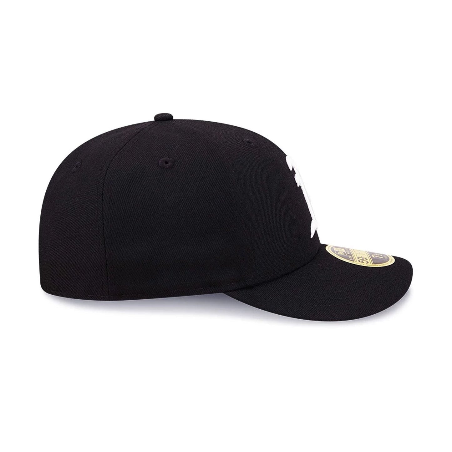 Pictured is this Athletics MLB Black  Low Profile 59FIFTY Fitted cap. 6