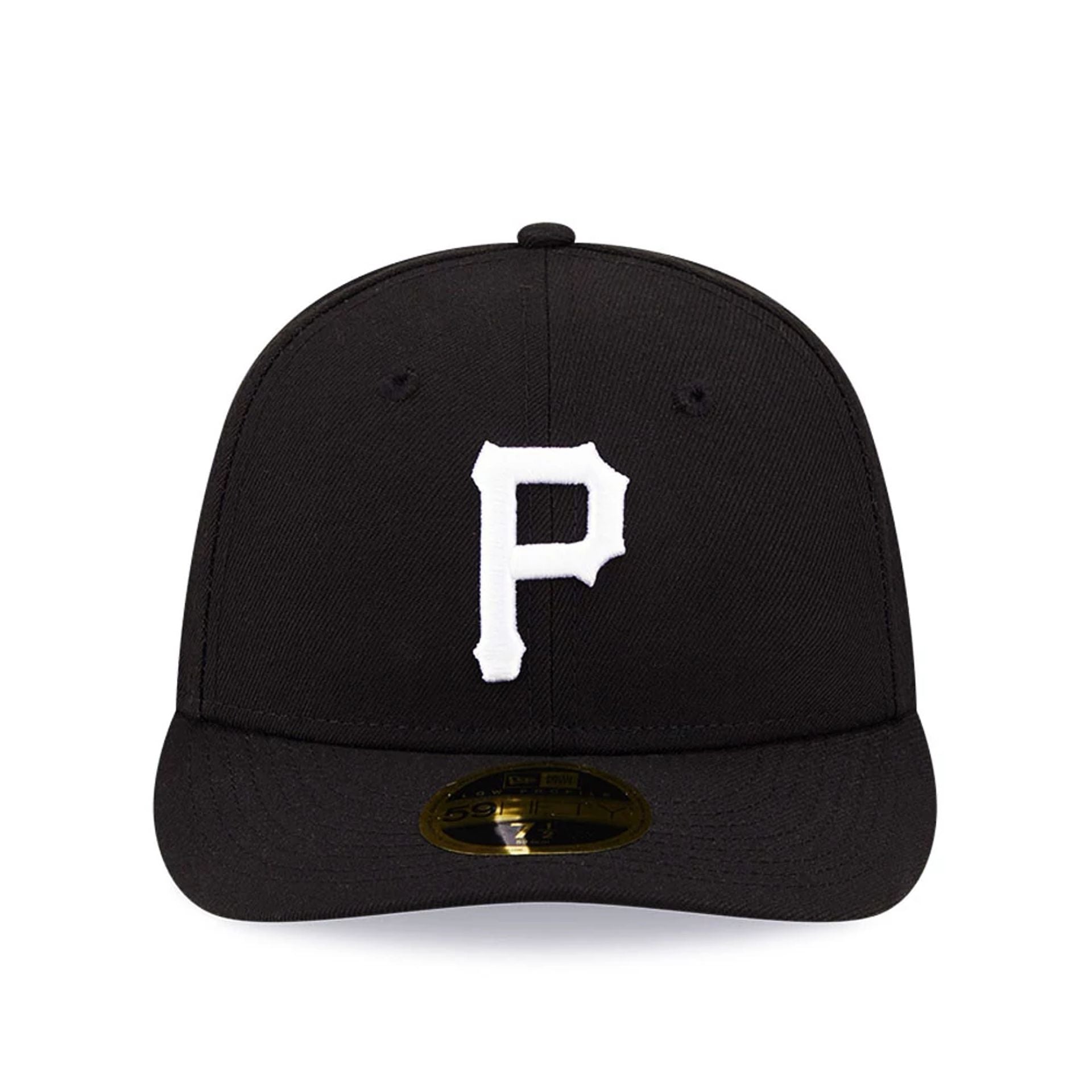 Pictured is this Pittsburgh Pirates MLB Black Low Profile 59FIFTY Fitted cap. 3