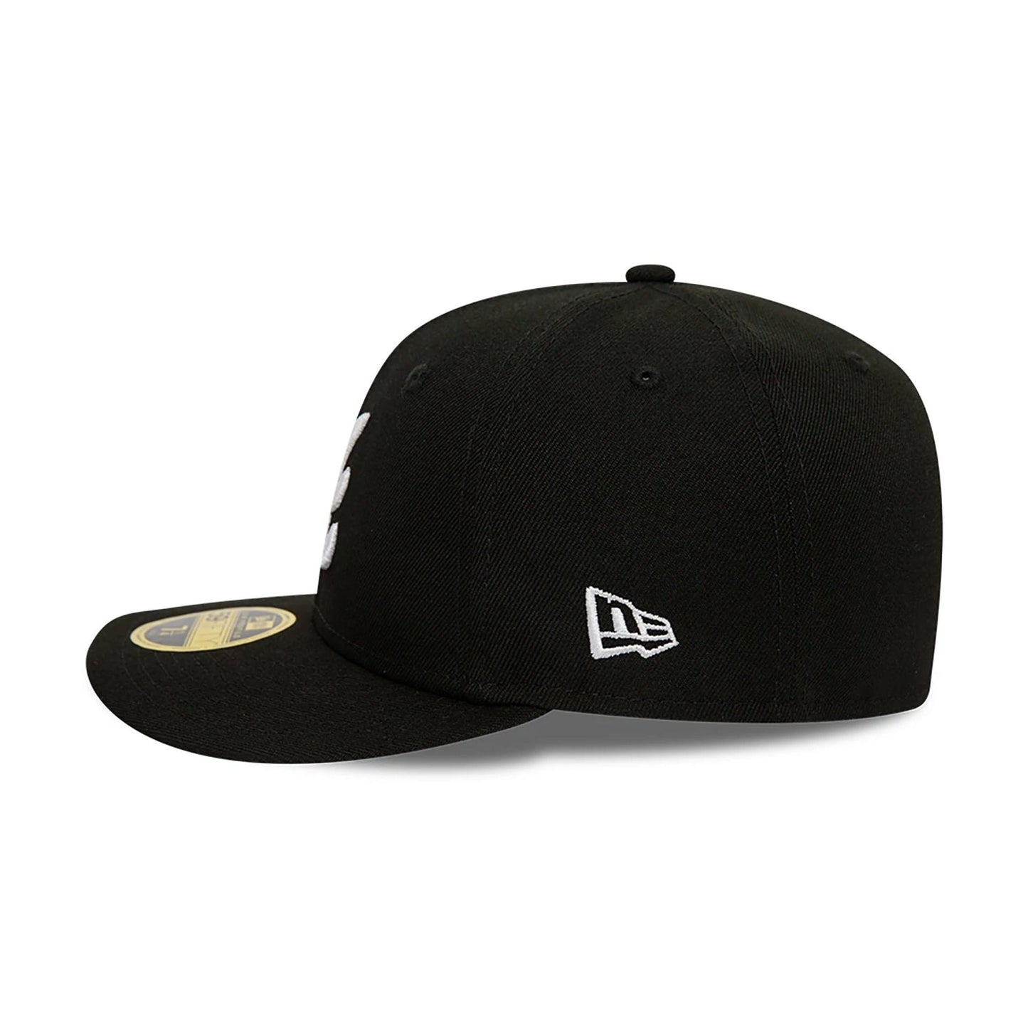 Pictured is this Atlanta Braves Black Low Profile 59FIFTY Fitted Cap 5