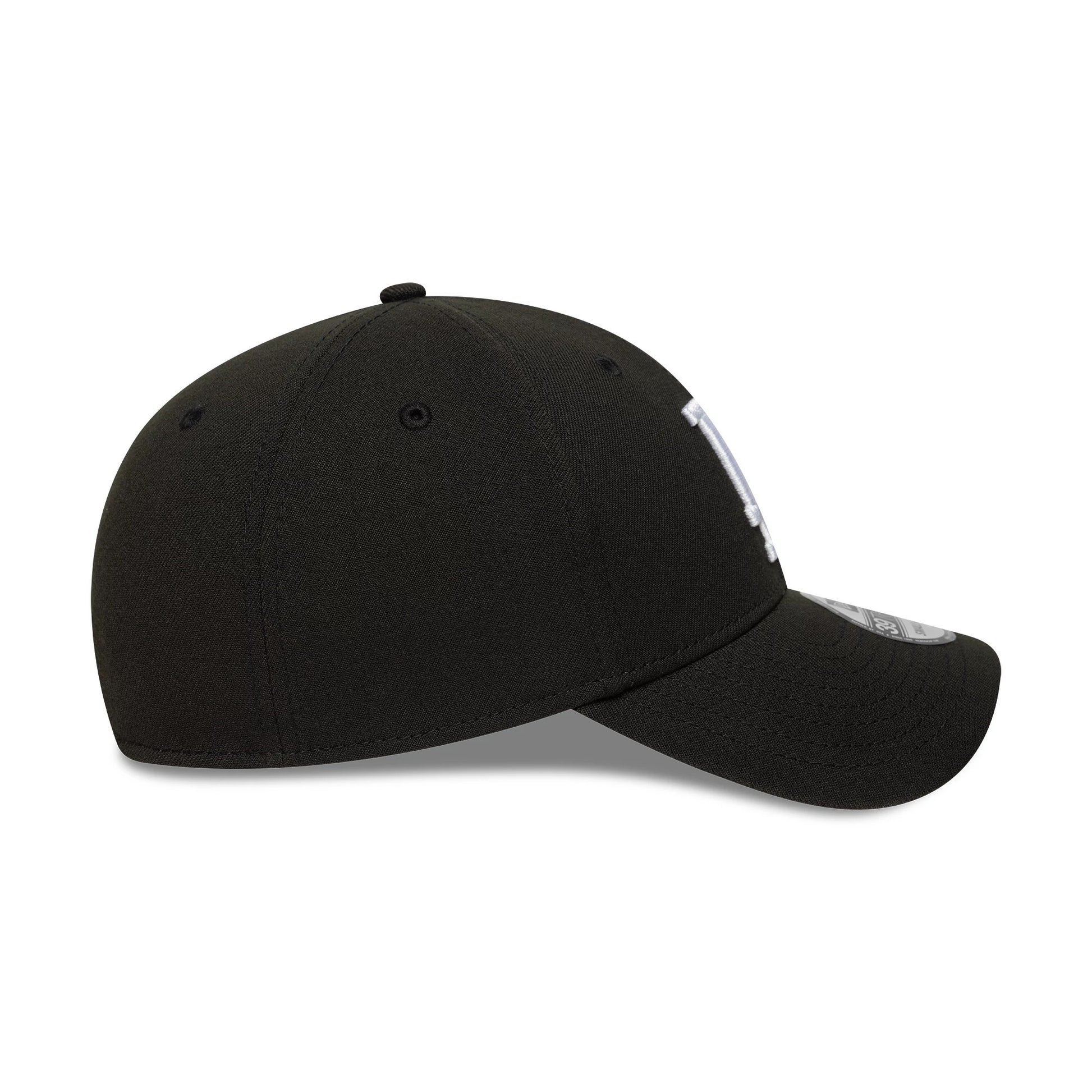 This is a LA Dodgers MLB Black 39THIRTY Stretch Fit Cap 5