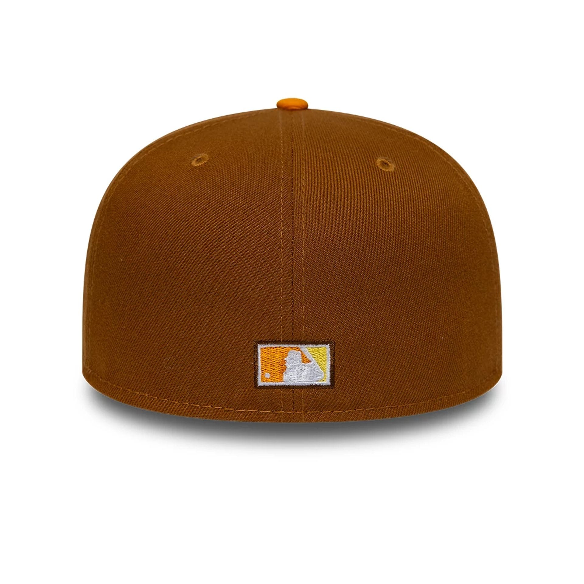 Pictured is this MLB Cooperstown Houston Astros 59FIFTY Fitted cap in brown. 5