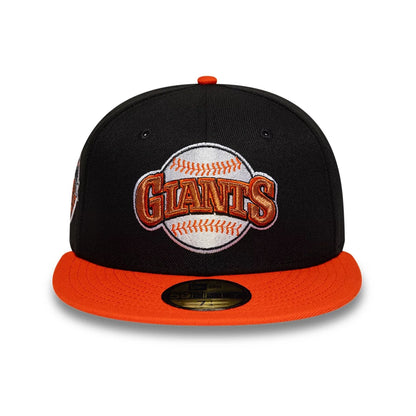 Pictured is this MLB Cooperstown San Francisco Giants 59FIFTY Fitted cap in black. 3
