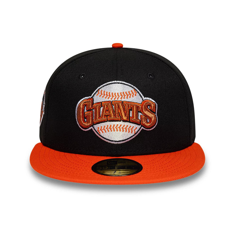 Pictured is this MLB Cooperstown San Francisco Giants 59FIFTY Fitted cap in black. 3