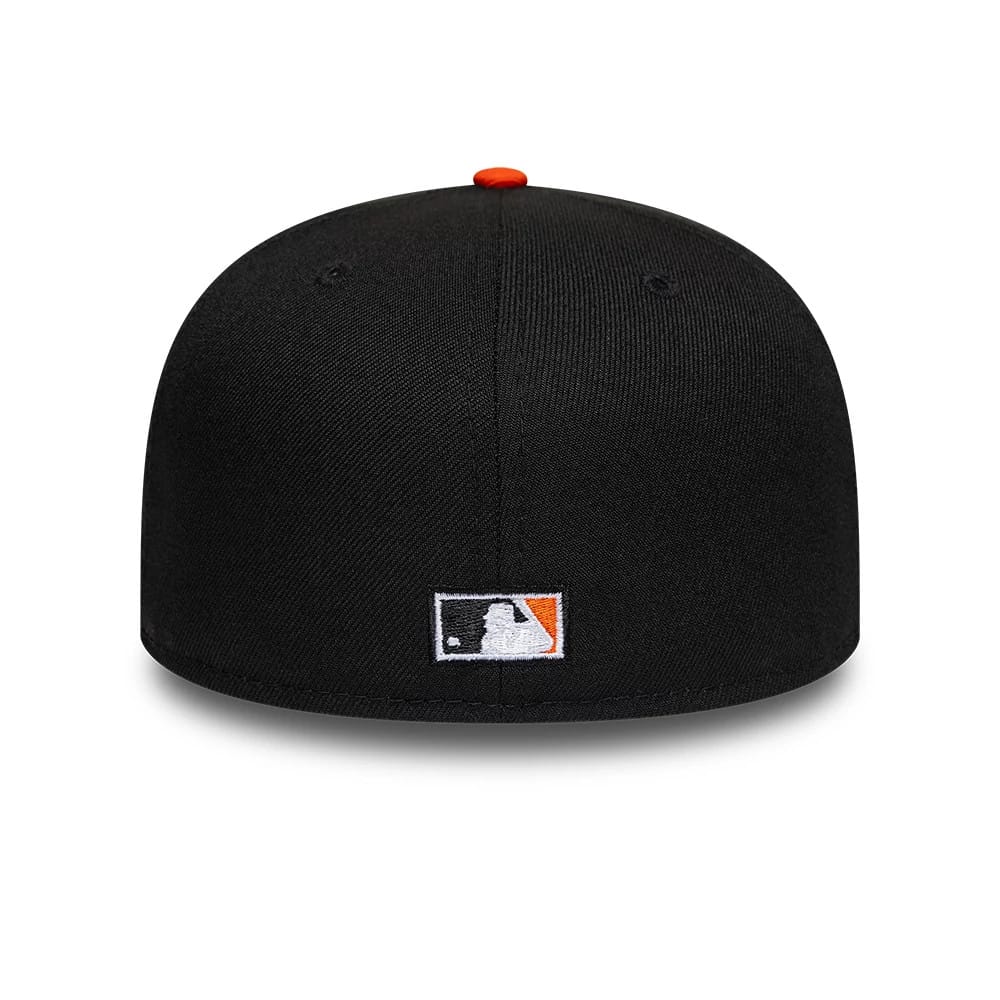 Pictured is this MLB Cooperstown San Francisco Giants 59FIFTY Fitted cap in black. 7