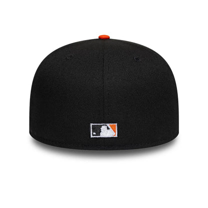 Pictured is this MLB Cooperstown San Francisco Giants 59FIFTY Fitted cap in black. 7