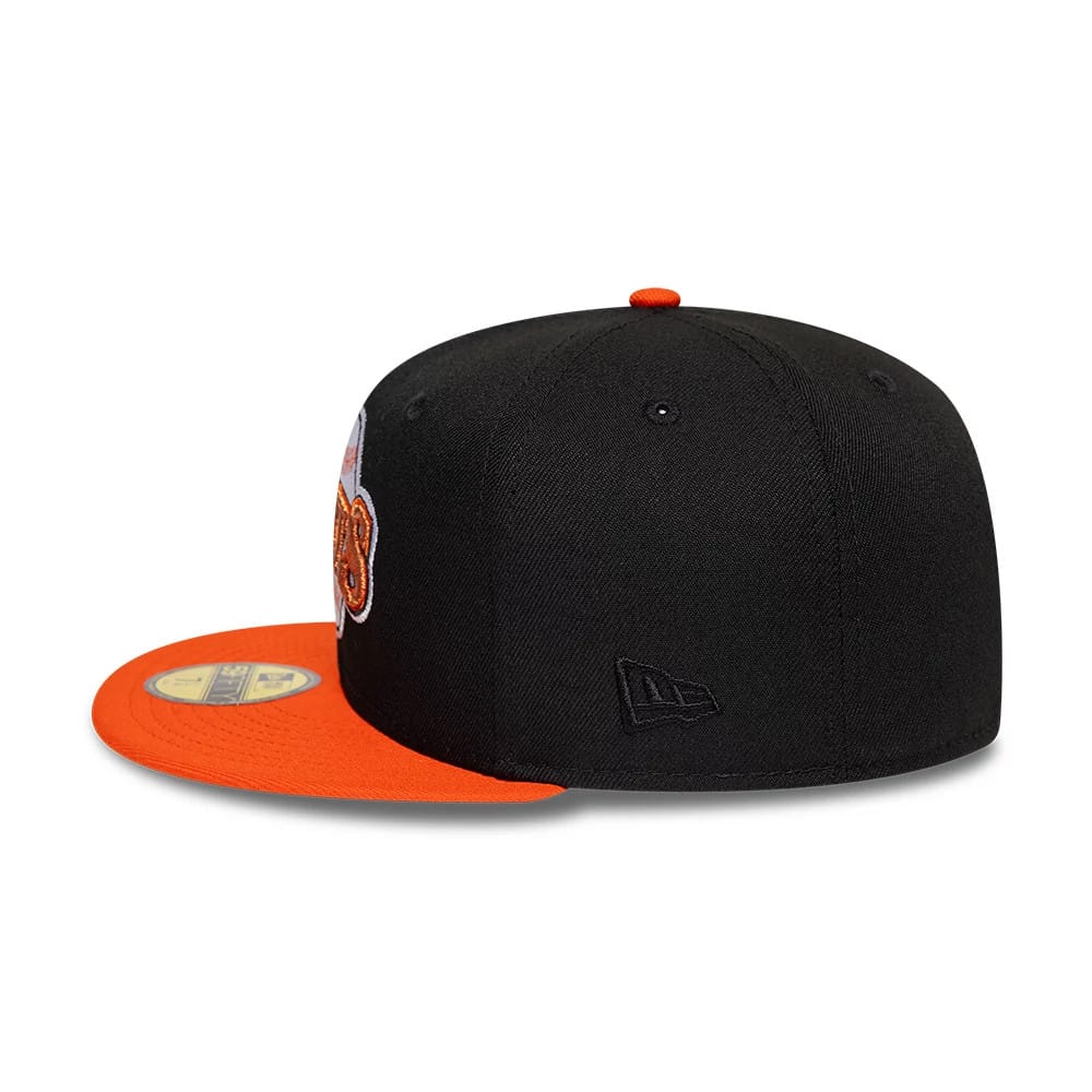 Pictured is this MLB Cooperstown San Francisco Giants 59FIFTY Fitted cap in black. 6