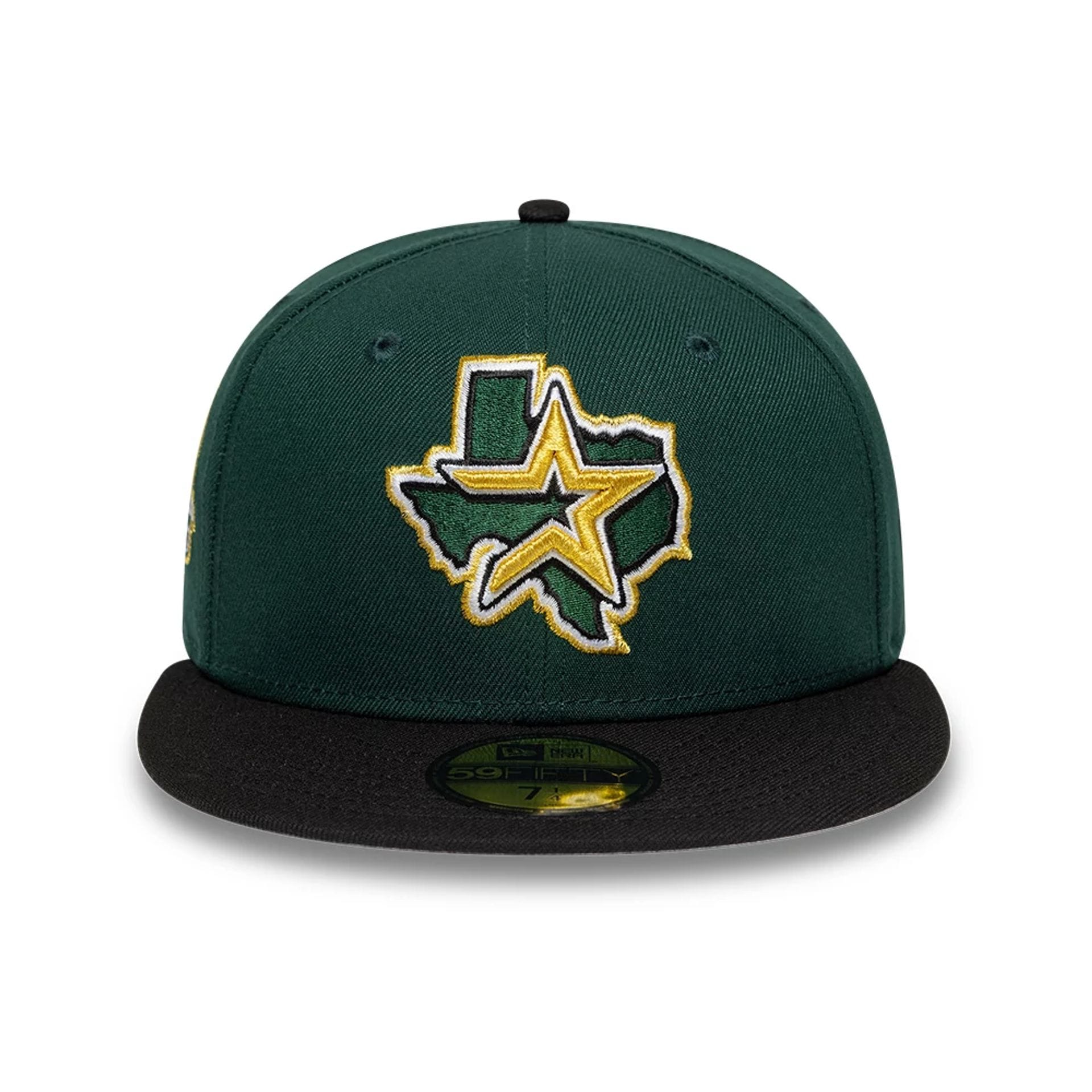 Pictured is this MLB Cooperstown Houston Astros 59FIFTY Fitted cap in dark green. 3