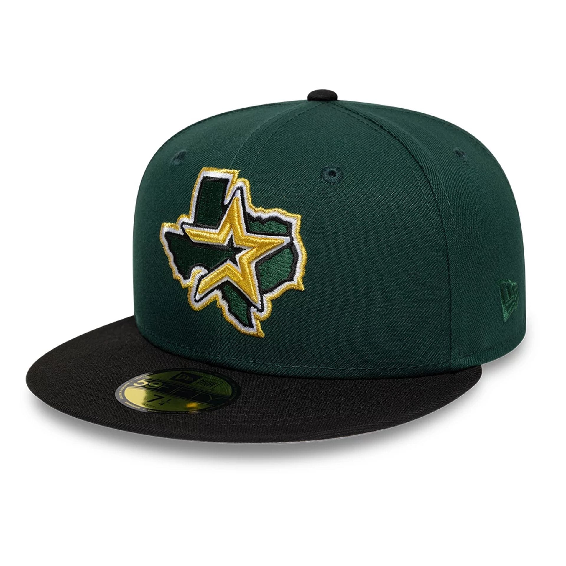 Pictured is this MLB Cooperstown Houston Astros 59FIFTY Fitted cap in dark green. 4