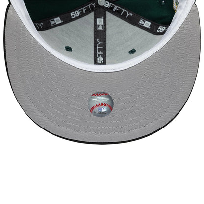 Pictured is this MLB Cooperstown Houston Astros 59FIFTY Fitted cap in green & black. 2