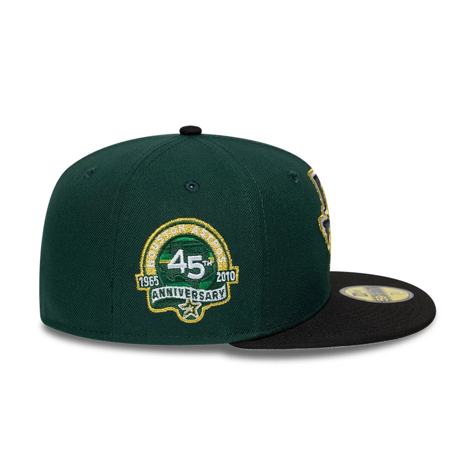 Pictured is this MLB Cooperstown Houston Astros 59FIFTY Fitted cap in dark green. 6