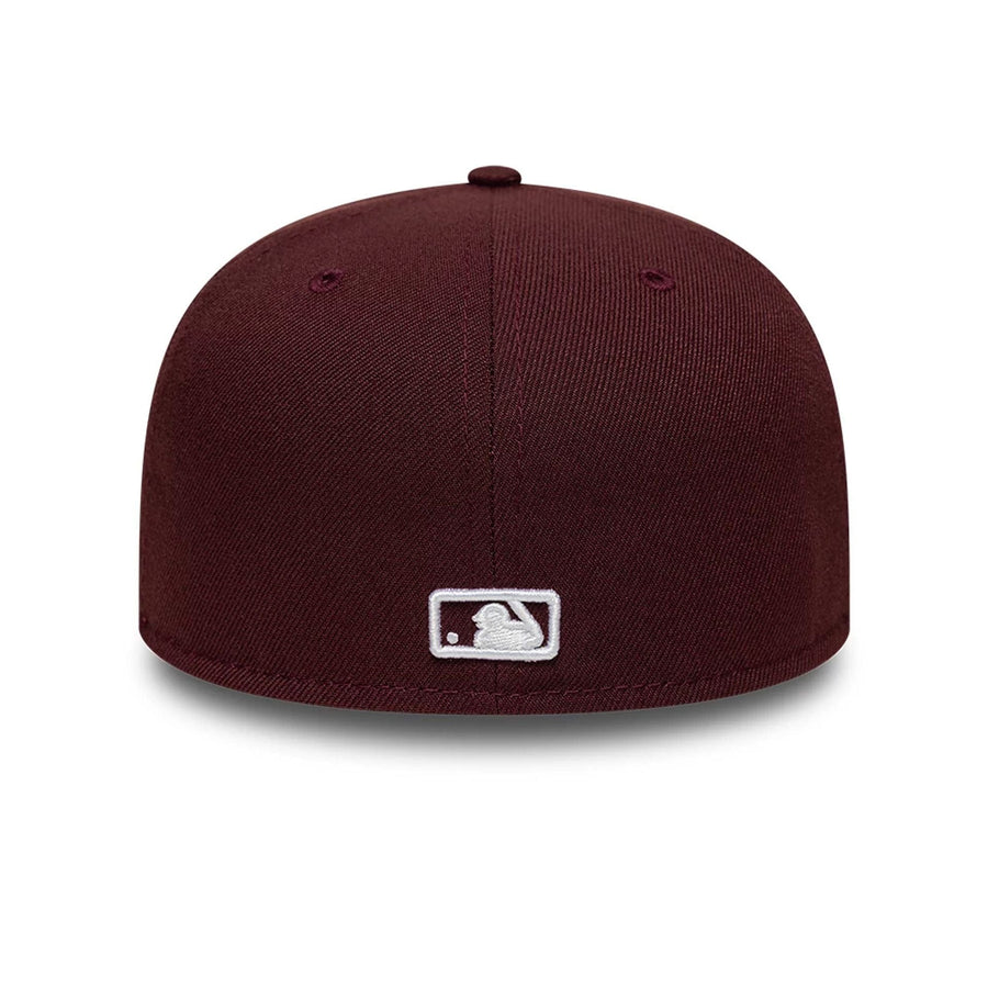 Pictured is this MLB Atlanta Braves 59FIFTY Fitted cap in dark purple. 5