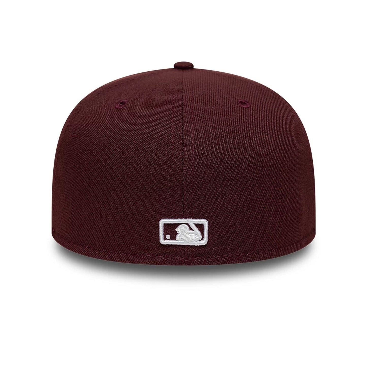 Pictured is this MLB Atlanta Braves 59FIFTY Fitted cap in dark purple. 5