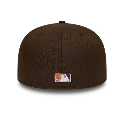 Pictured is this MLB Cooperstown Seattle Mariners 59FIFTY Fitted cap in dark brown. 5