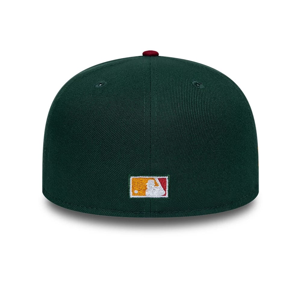 Pictured is this MLB Cooperstown Seattle Mariners 59FIFTY Fitted cap in dark green. 5