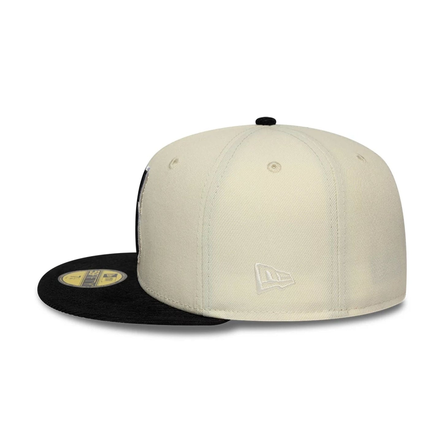 Pictured is this MLB Cooperstown Seattle Mariners 59FIFTY Fitted cap in white. 7