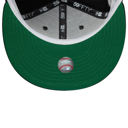 Pictured is this MLB Cooperstown Kansas City Royals 59FIFTY Fitted cap in black. 2