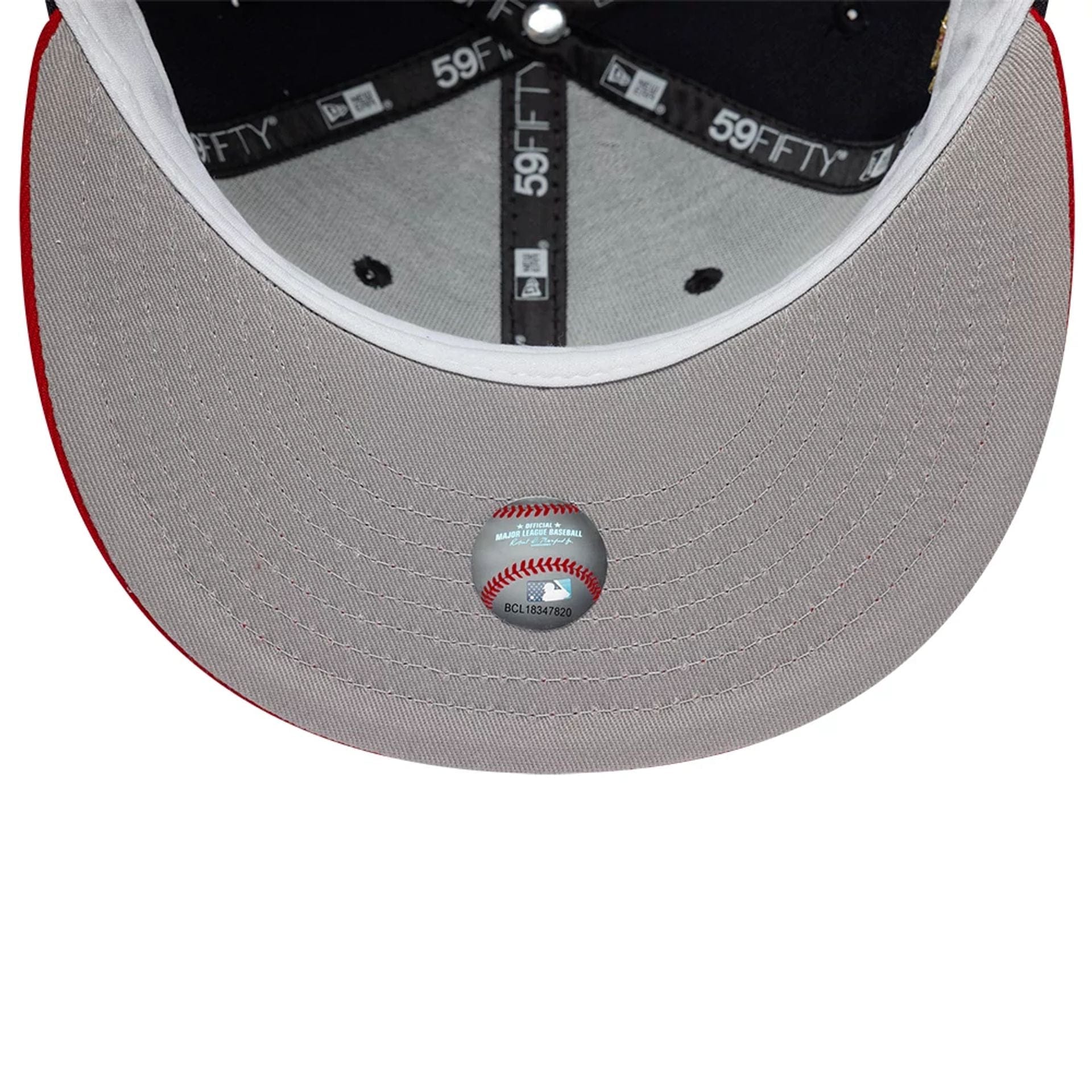 Pictured is this MLB Cooperstown Boston Red Sox 59FIFTY Fitted cap in navy. 2