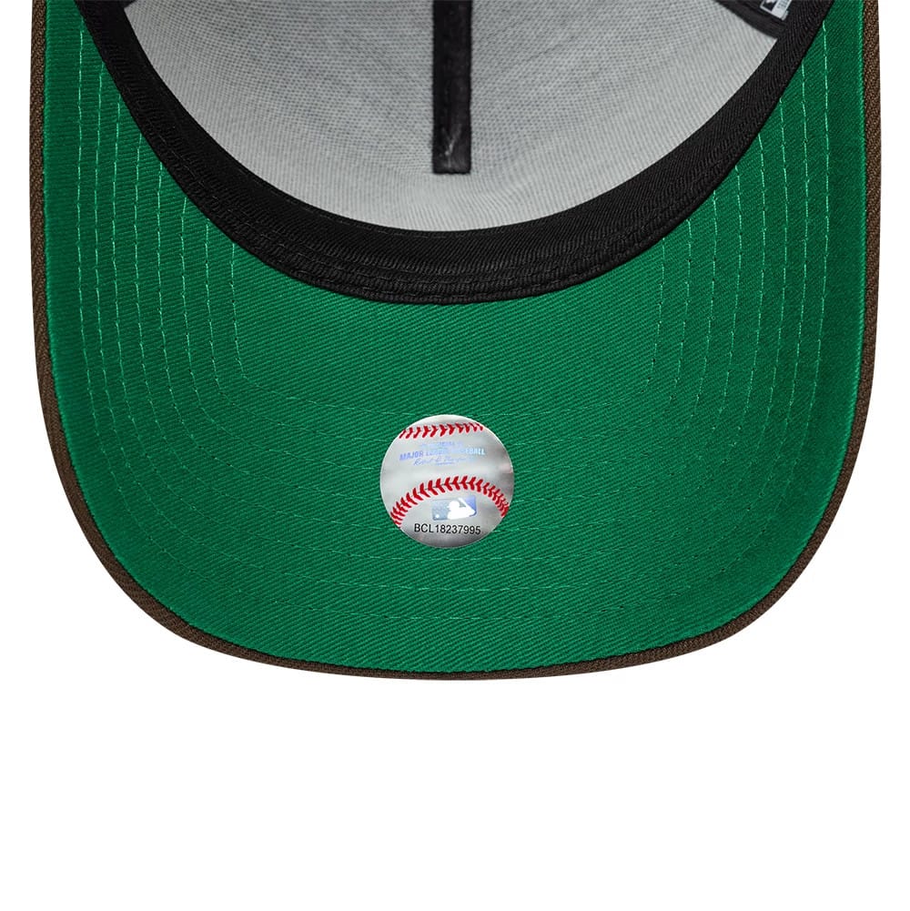 Pictured is this MLB Cooperstown LA Dodgers 9FORTY A-Frame cap in black. 2