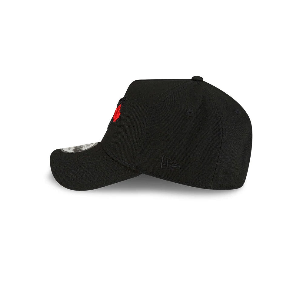 Pictured is this MLB Cooperstown Toronto Blue Jays 9FORTY A-Frame cap in black. 6
