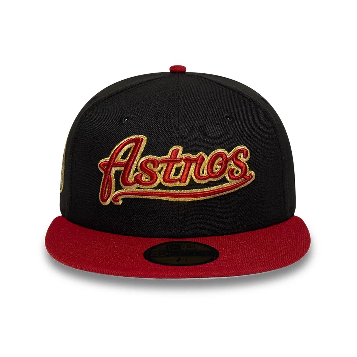 Pictured is this MLB Cooperstown Houston Astros 59FIFTY Fitted cap in black. 3