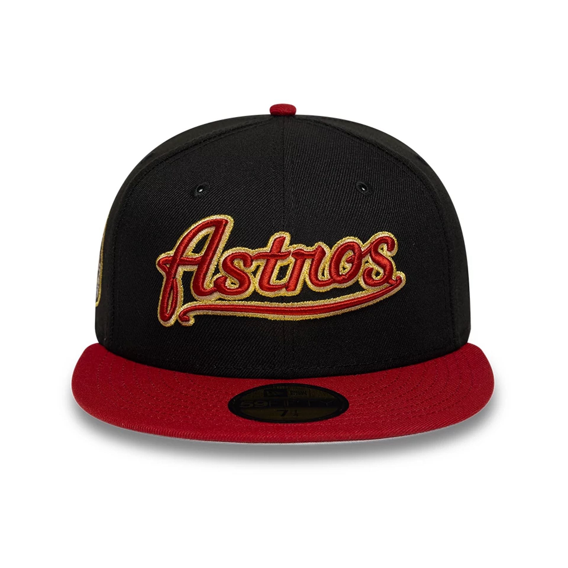 Pictured is this MLB Cooperstown Houston Astros 59FIFTY Fitted cap in black. 3