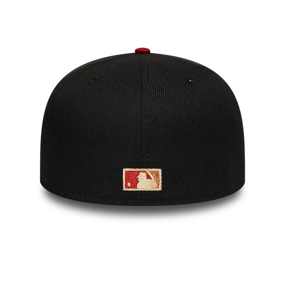Pictured is this MLB Cooperstown Houston Astros 59FIFTY Fitted cap in black. 5