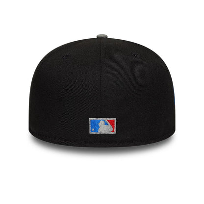 Pictured is this MLB Cooperstown Philadelphia Phillies 59FIFTY Fitted cap in black. 5