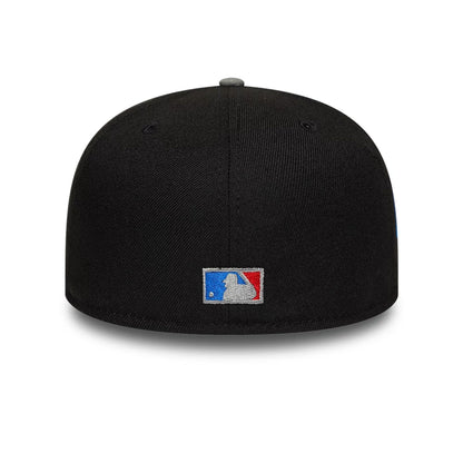 Pictured is this MLB Cooperstown Philadelphia Phillies 59FIFTY Fitted cap in black. 5