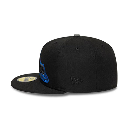 Pictured is this MLB Cooperstown Philadelphia Phillies 59FIFTY Fitted cap in black. 7