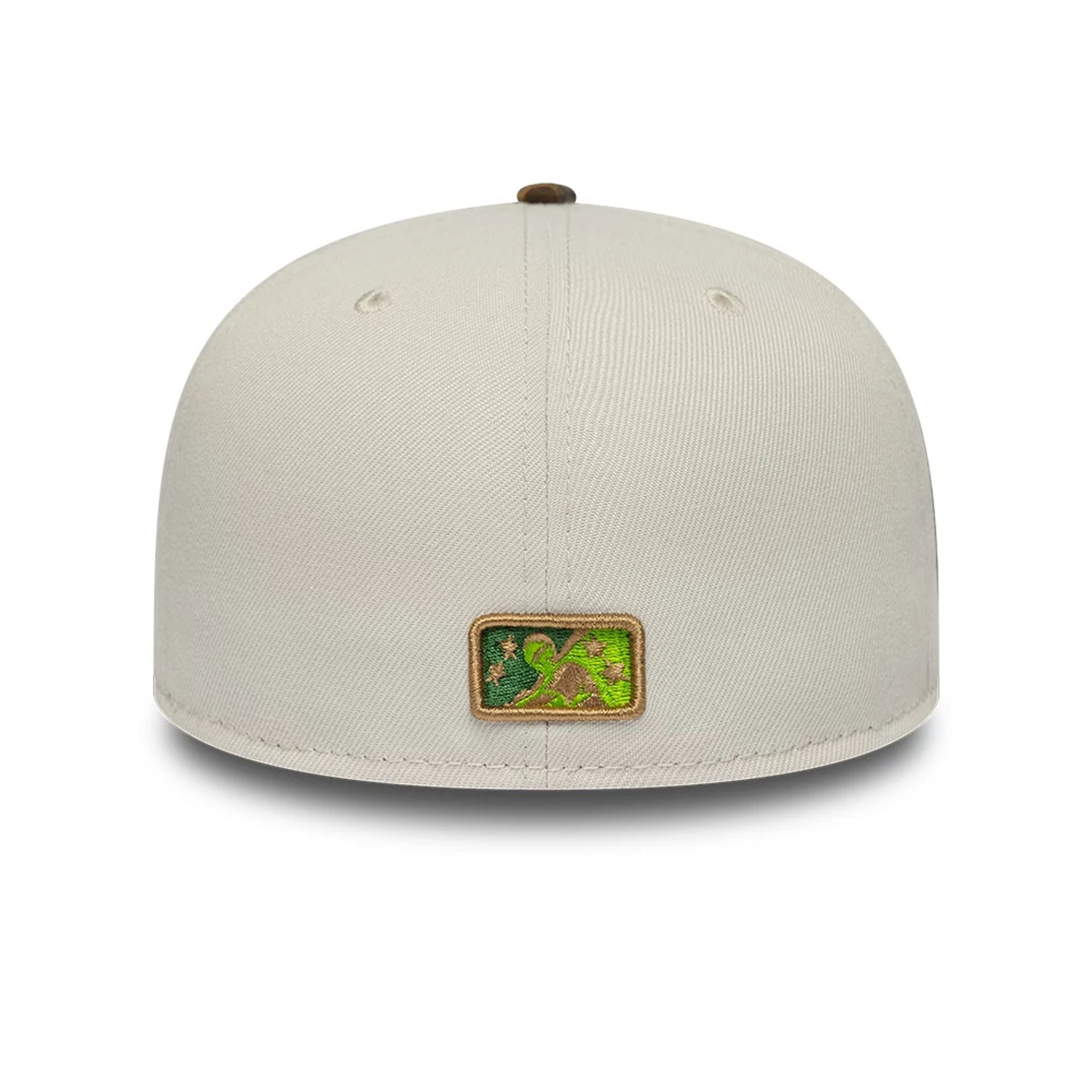 Pictured is this MiLB Hometown Portland Beavers 59FIFTY Fitted cap in beige. 5