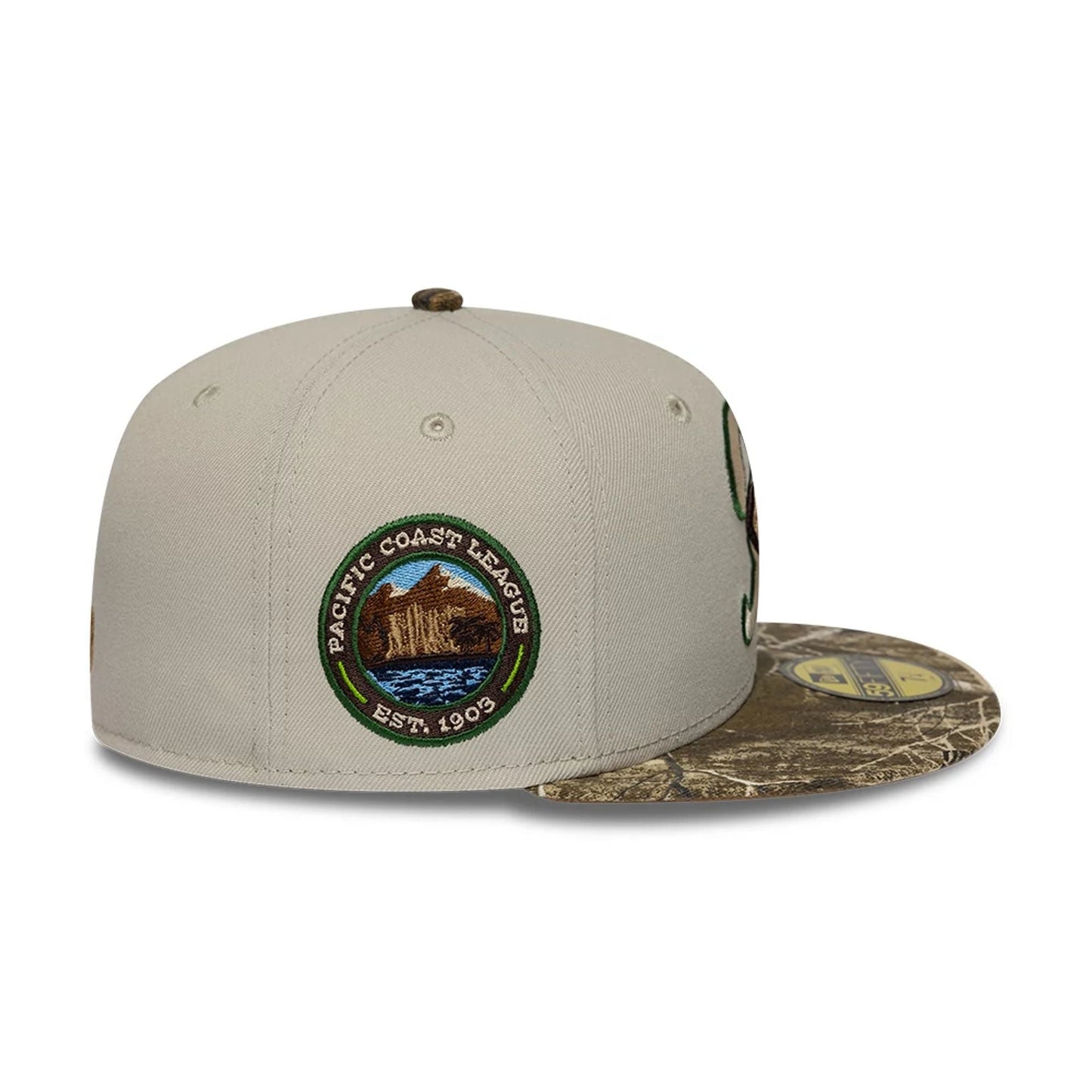 Pictured is this MiLB Hometown Portland Beavers 59FIFTY Fitted cap in beige. 6