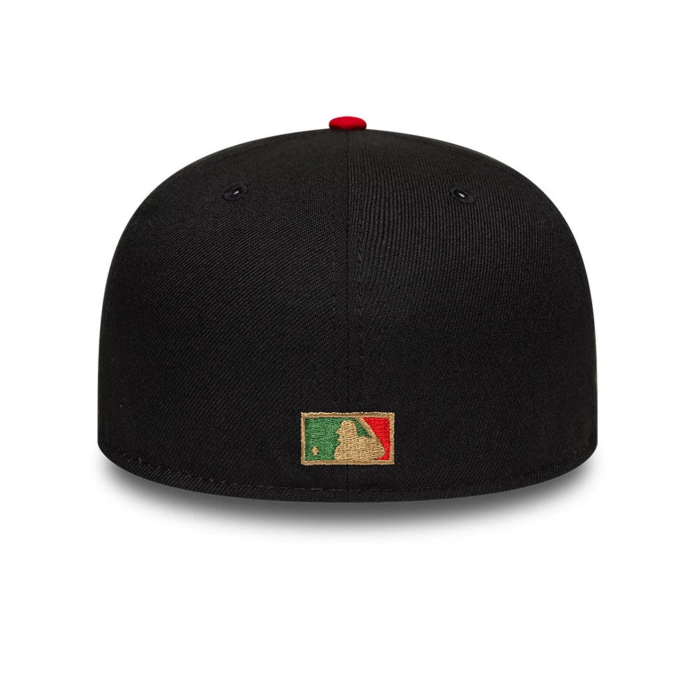 Pictured is this MLB Cooperstown Houston Astros 59FIFTY Fitted cap in black. 5