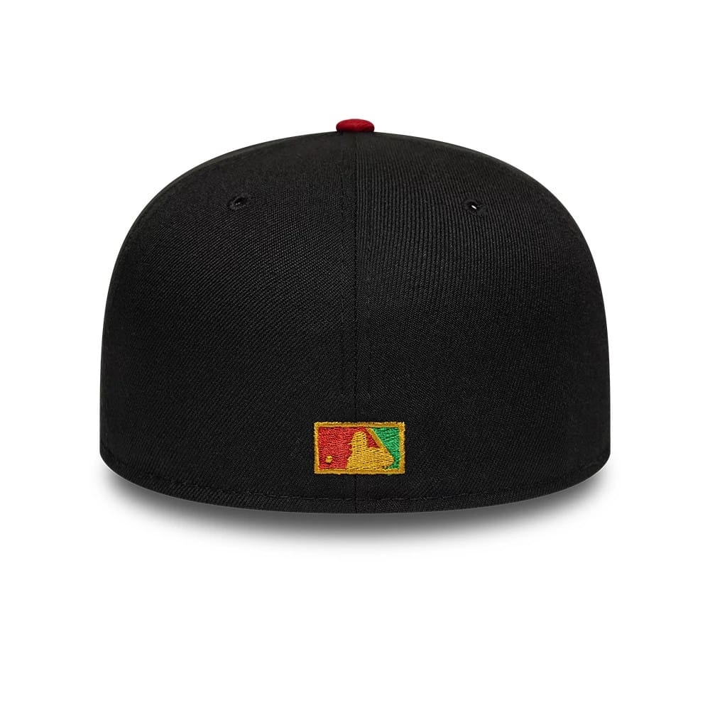 Pictured is this MLB Cooperstown Houston Astros 59FIFTY Fitted cap in black. 5