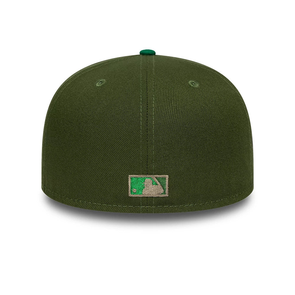 Pictured is this MLB Cooperstown Houston Astros 59FIFTY Fitted cap in dark green. 5