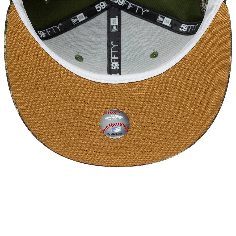 Pictured is this MLB Cooperstown Houston Astros 59FIFTY Fitted cap in dark green. 2