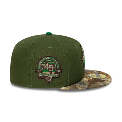 Pictured is this MLB Cooperstown Houston Astros 59FIFTY Fitted cap in dark green. 6