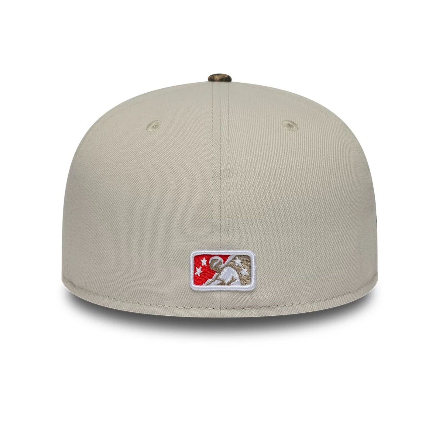 Pictured is this MiLB Hometown Gwinnett Stripers 59FIFTY Fitted cap in Beige. 5