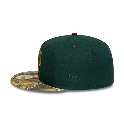 Pictured is this MLB Cooperstown Houston Astros 59FIFTY Fitted cap in dark green. 7