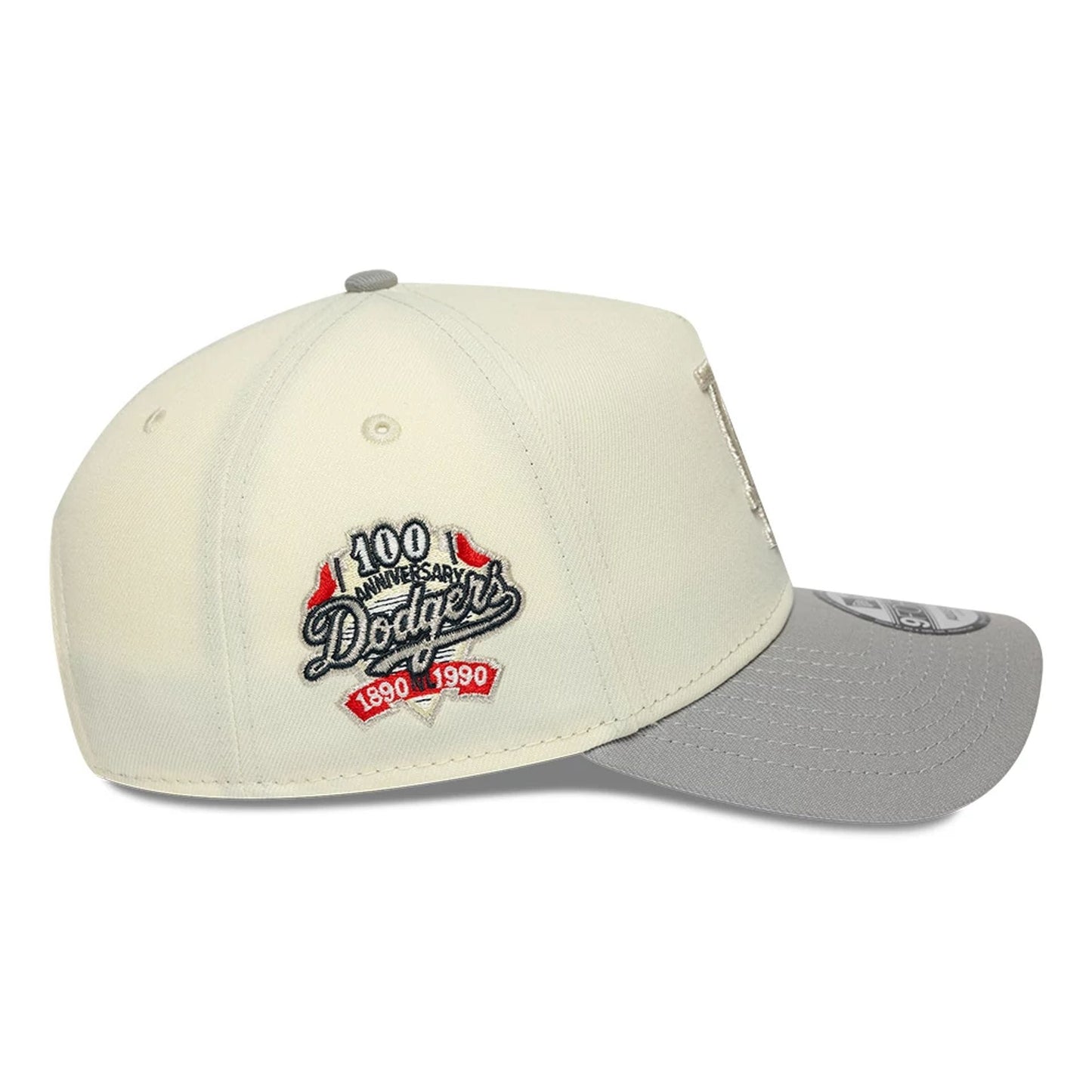 Pictured is this MLB Cooperstown LA Dodgers 9FORTY A-Frame cap in white. 4