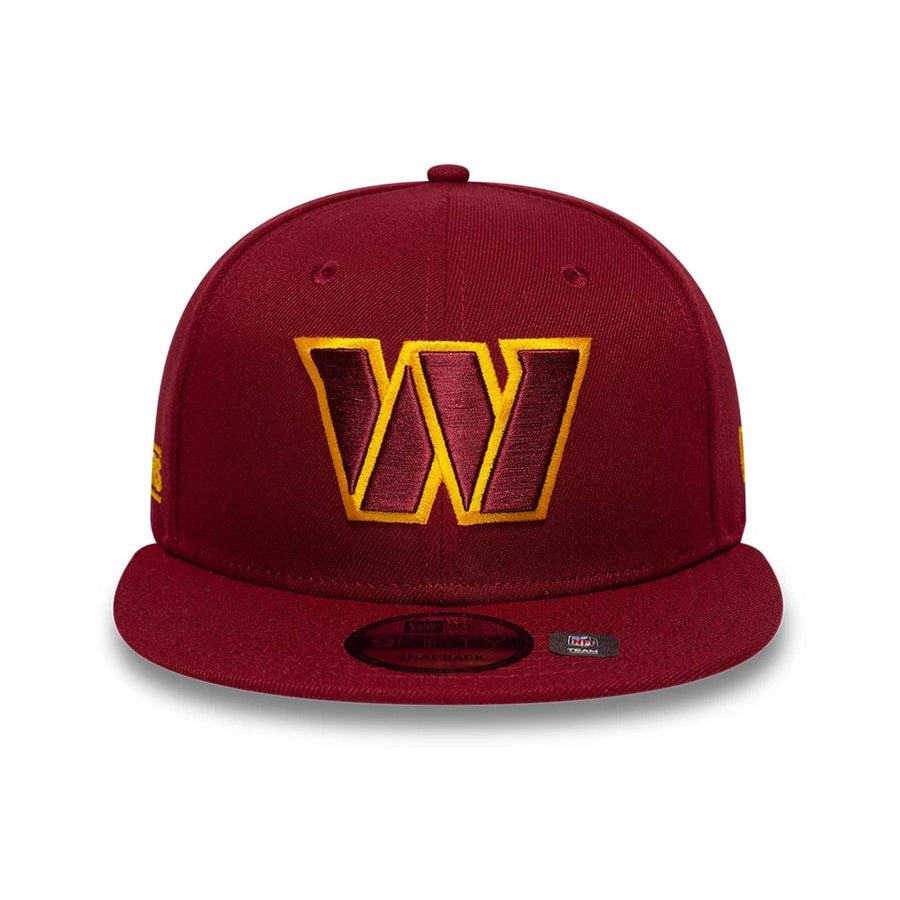 This is a Washington Commanders NFL Dark Red 9FIFTY Snapback Adjustable Cap 3