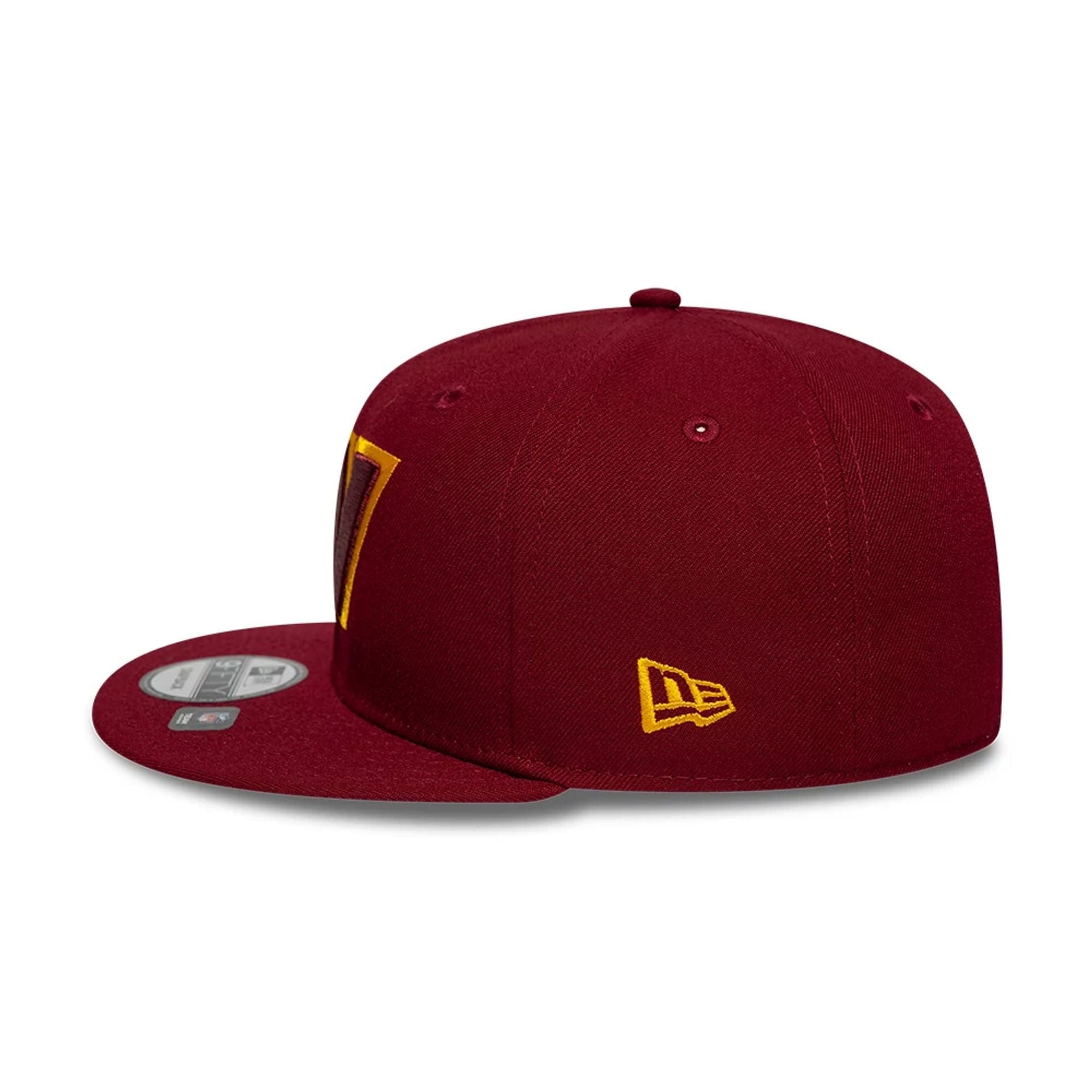 This is a Washington Commanders NFL Dark Red 9FIFTY Snapback Adjustable Cap 6