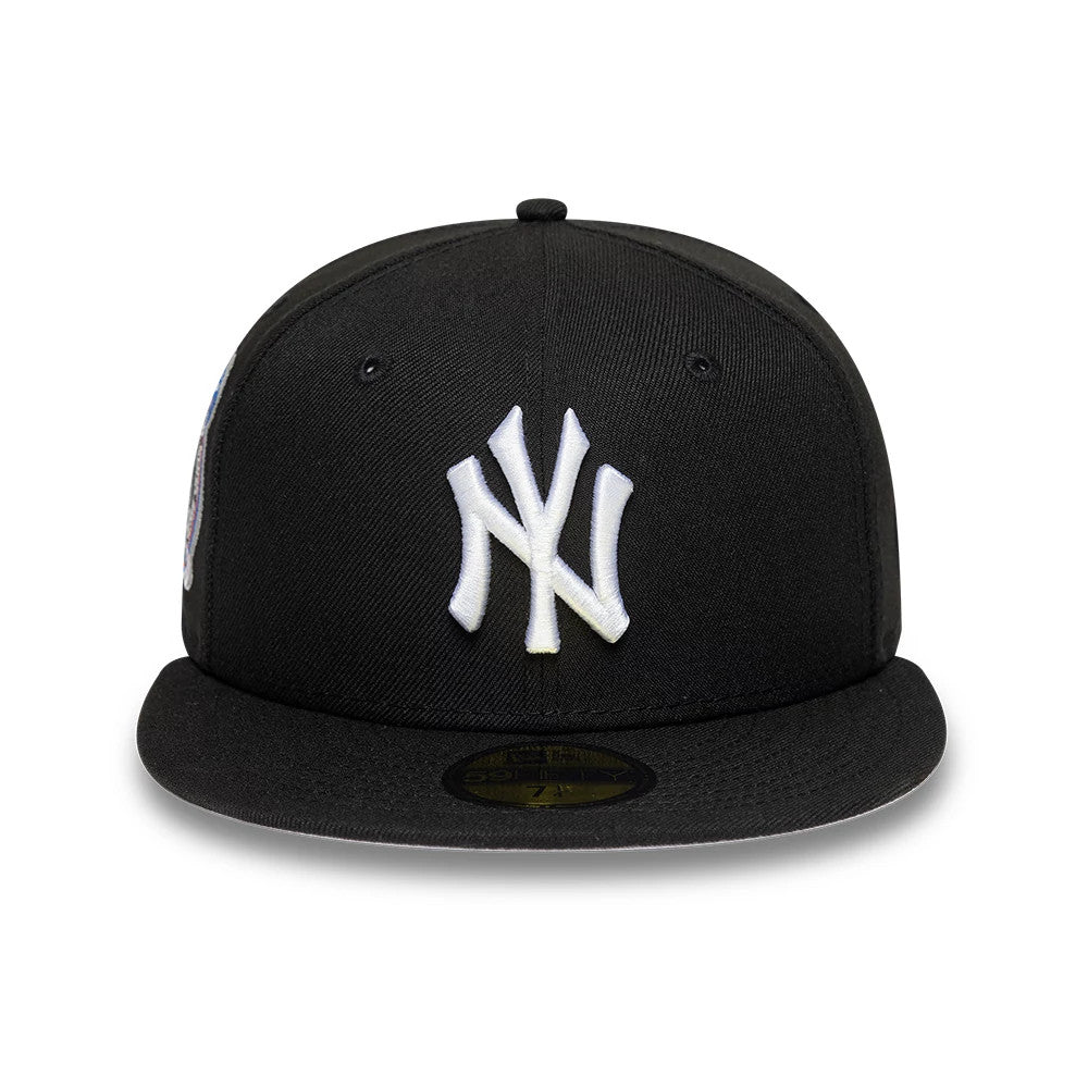 Pictured is this MLB Cooperstown New York Yankees 59FIFTY Fitted cap in black. 3