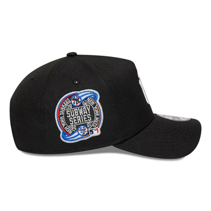 Pictured is this MLB Cooperstown New York Yankees 9FORTY A-Frame cap in black. 5