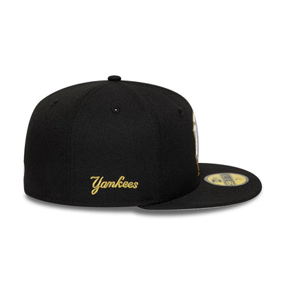 Pictured is this MLB Empire State New York Yankees 59FIFTY Fitted cap in black. 6