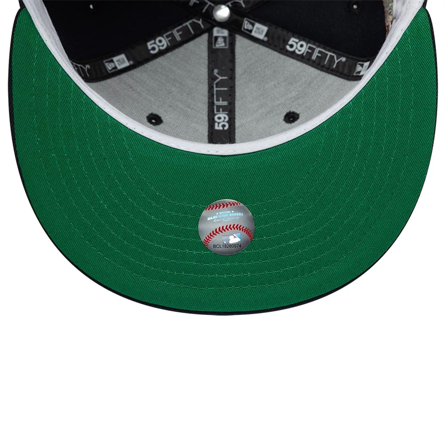 Pictured is this MLB Cooperstown New York Yankees 59FIFTY Fitted cap in navy. 2