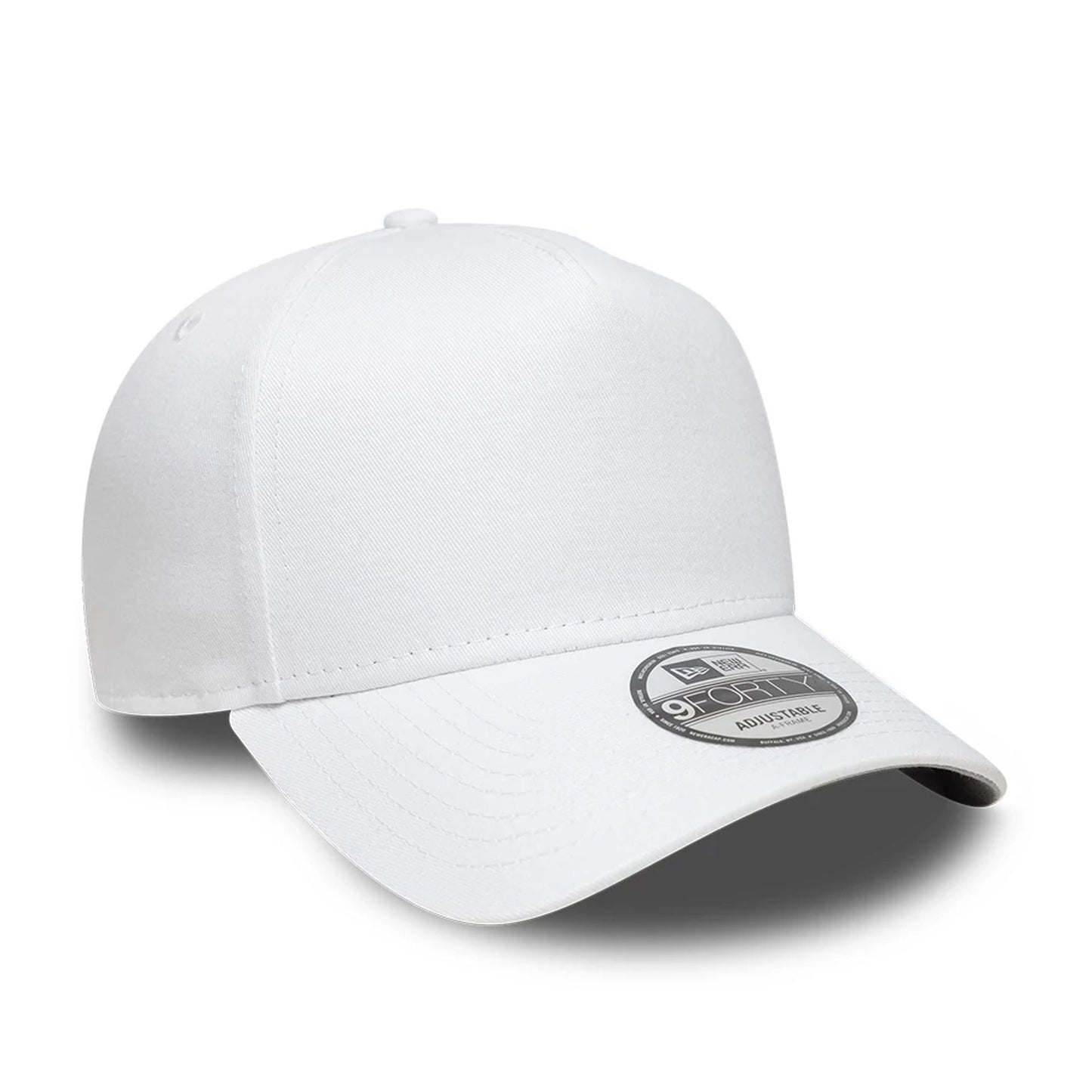 This is a New Era White 9FORTY A-Frame Adjustable Cap 4